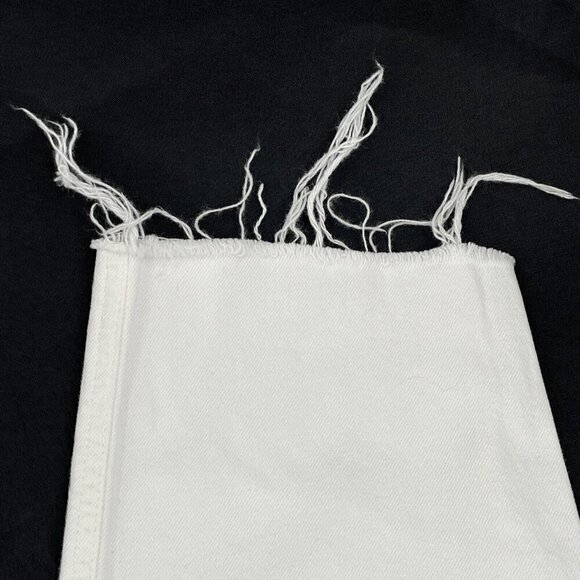 Agolde Riley‎ High Rise Straight Crop STRETCH Women's 29 in Sour Cream White - Picture 5 of 9